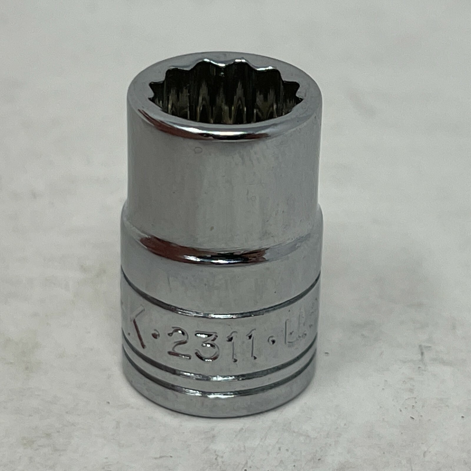 SK Hand Tools 3/8″ Drive 11mm 12 point Standard Metric Chrome Socket Made in USA