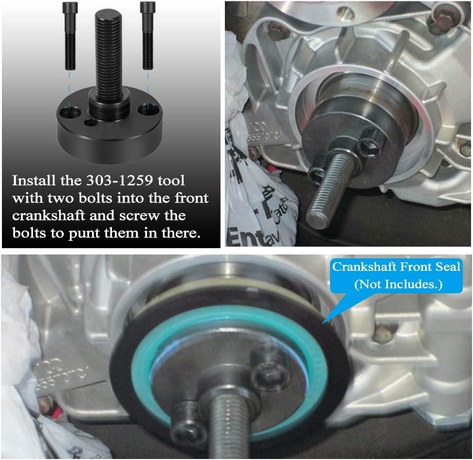 for Ford Crankshaft Front & Rear Main Seal Installer Tool Set 303-770, 303-1259