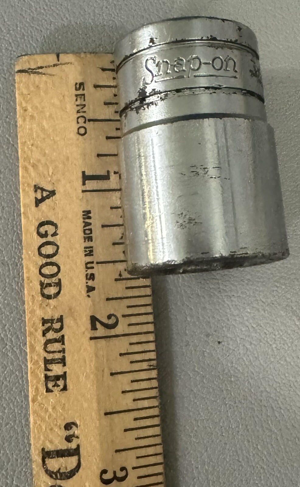 Snap-on Tools USA TW241 1/2″ Drive size 3/4″ SAE 6 Point Shallow Chrome Socket