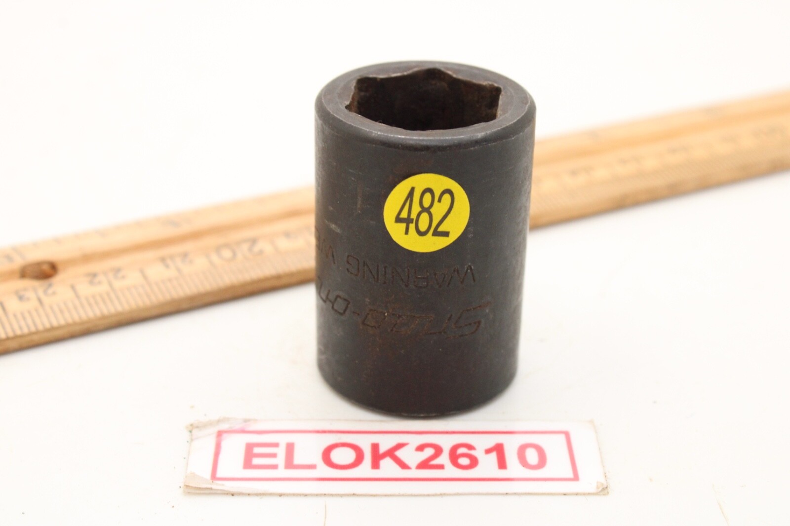Snap-on IML220 11/16″ 1/2″ Drive 6 Point SAE Black Oxide Impact Socket USA