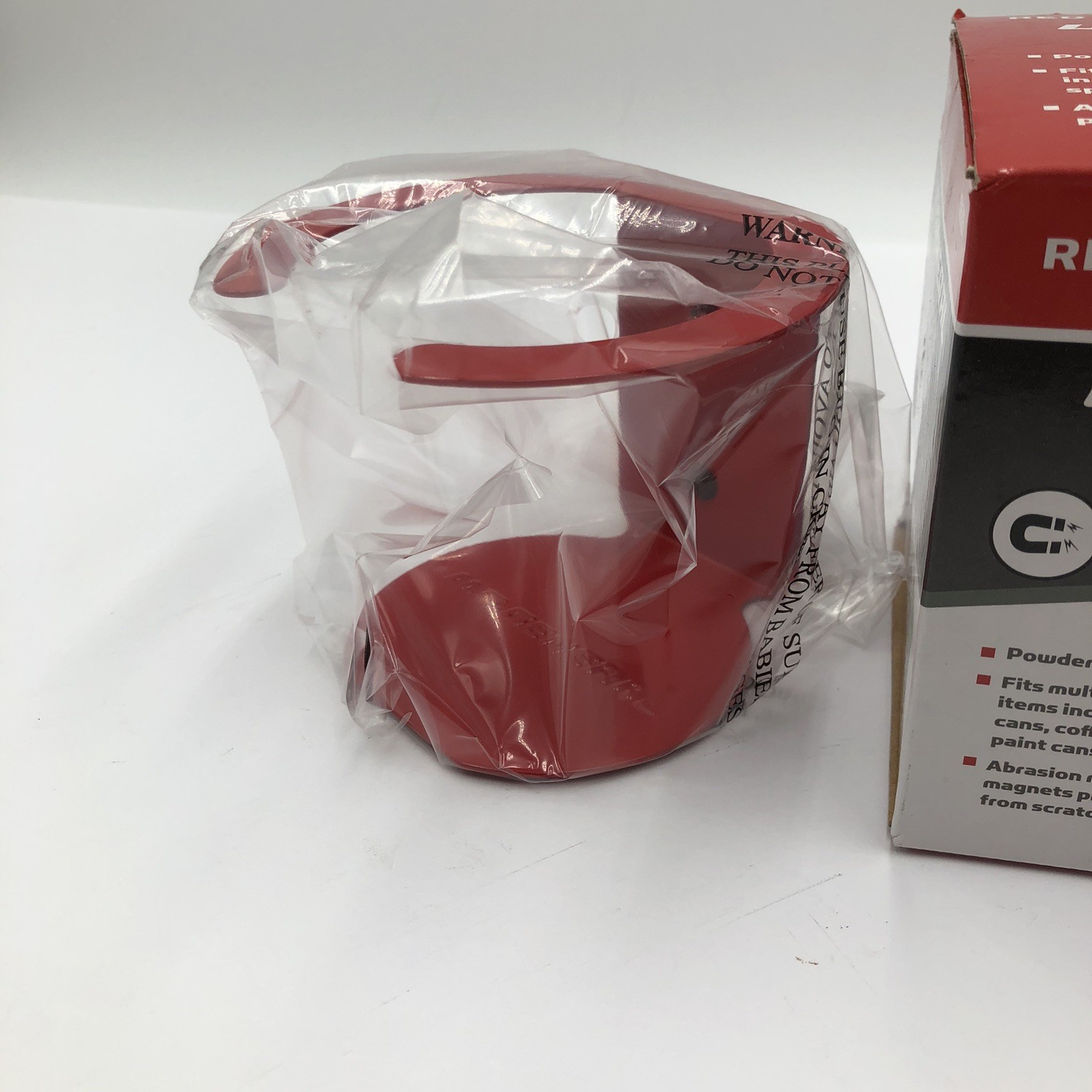 US General Steel Magnetic Cup Holder Magnetic Cup Holder Red 58555 Toolbox Acces
