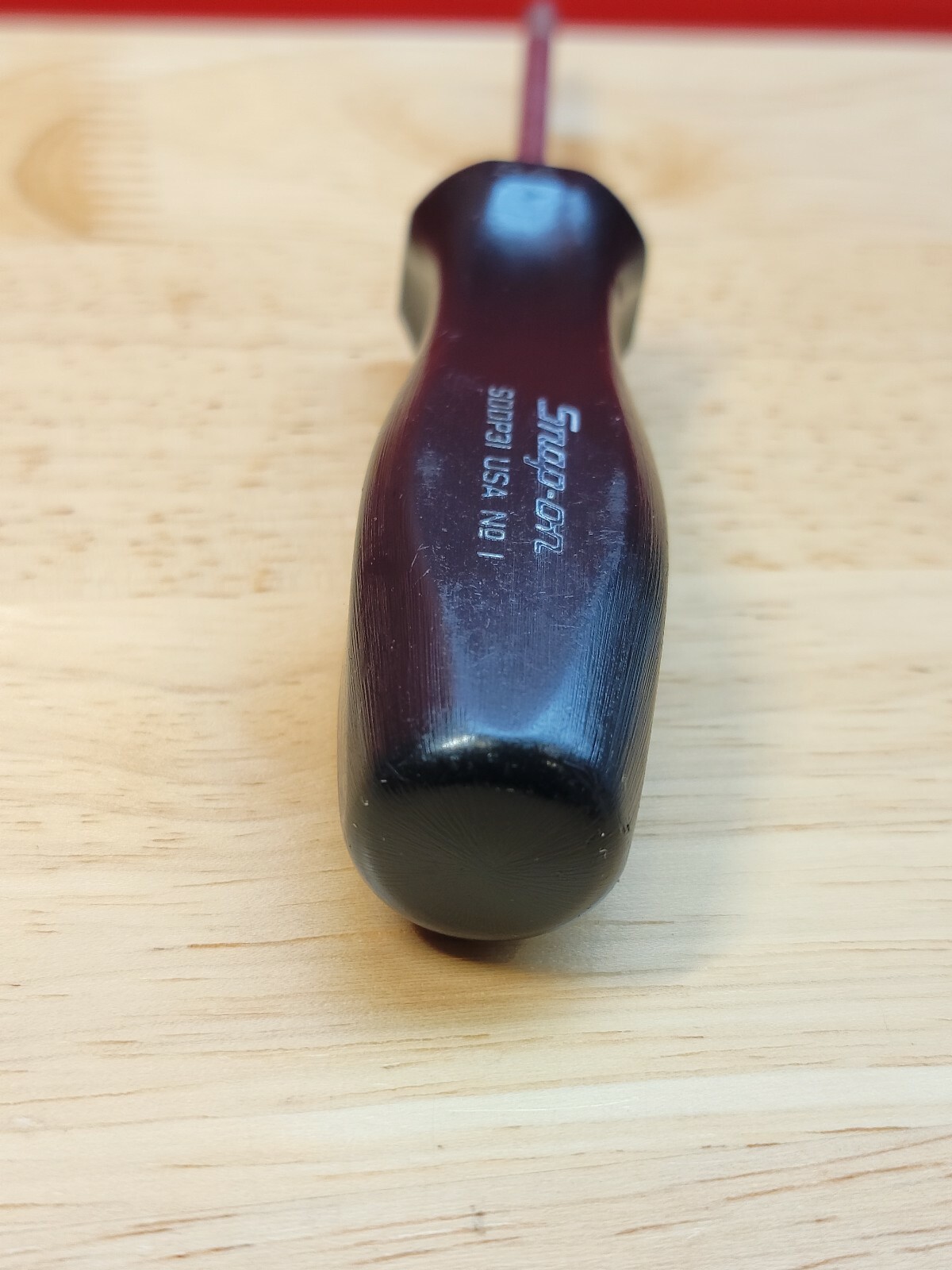 Snap-on SDDP31 #1 Phillips Screwdriver 3″ Shank Black Hard Handle See Details
