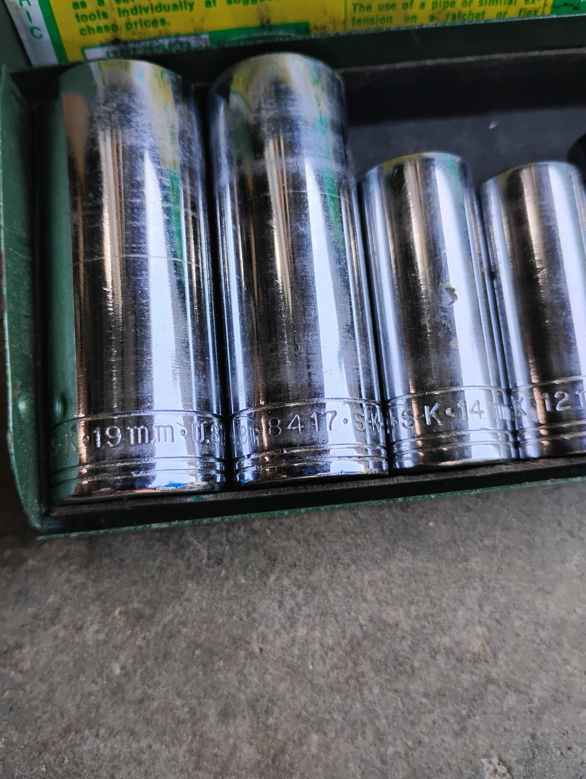 SK Tools USA – 8pc Mixed Drive Metric Deep Socket Set Read!