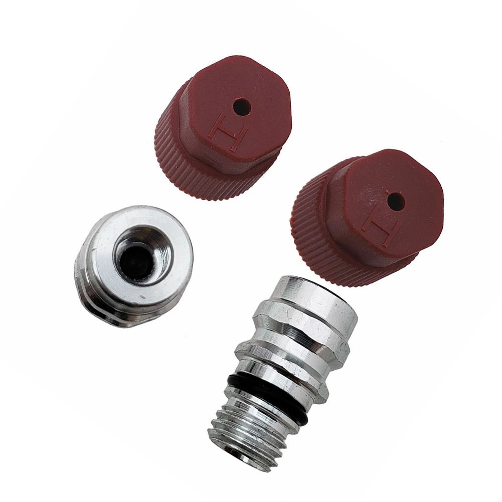 BAS03011 5 Piece High Side AC Ports for R134A Systems Direct OEM Replacement