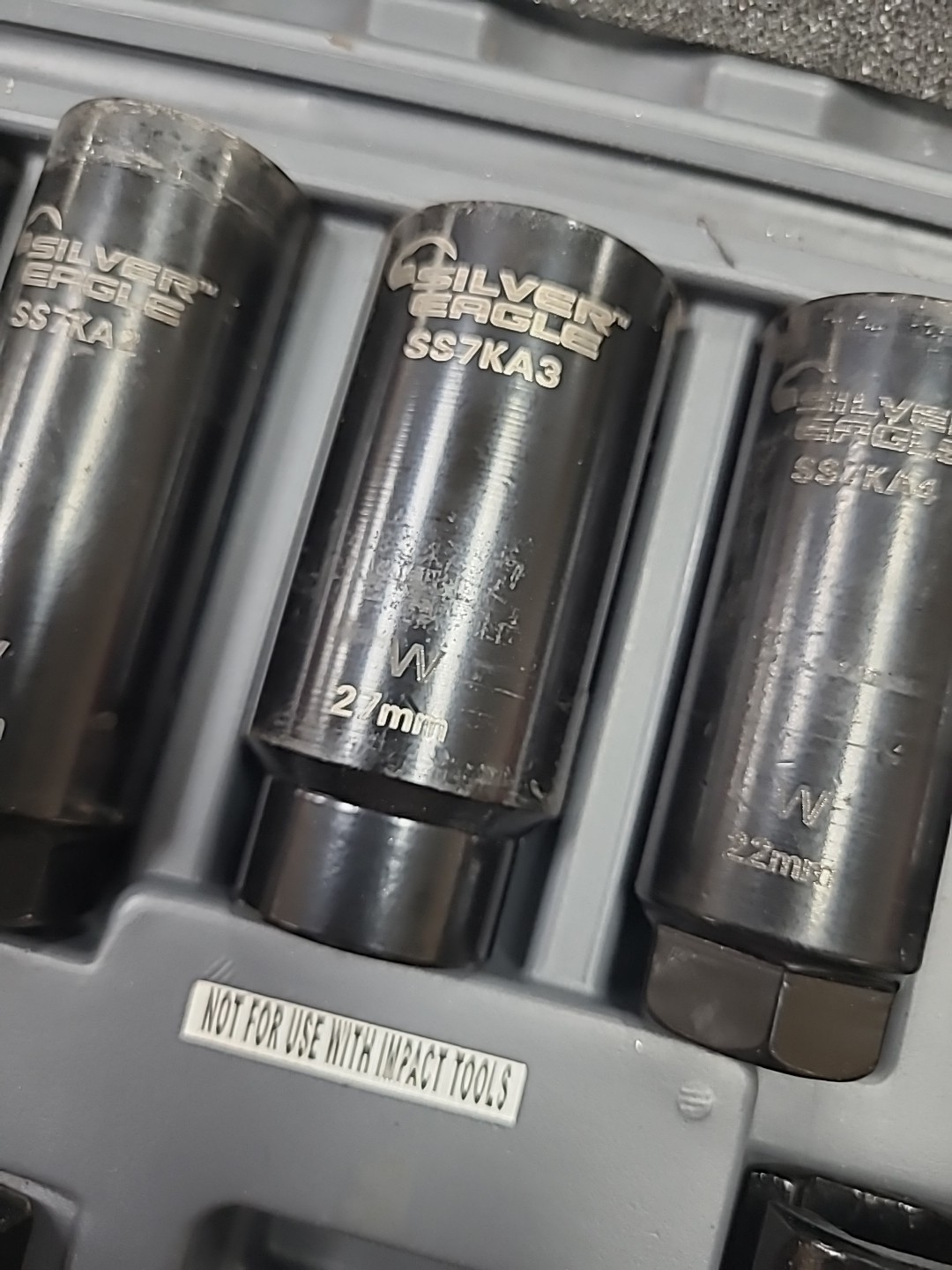 Matco Tools Silver Eagle 7 Piece Oxygen Sensor Socket Set SS7KA (Used)