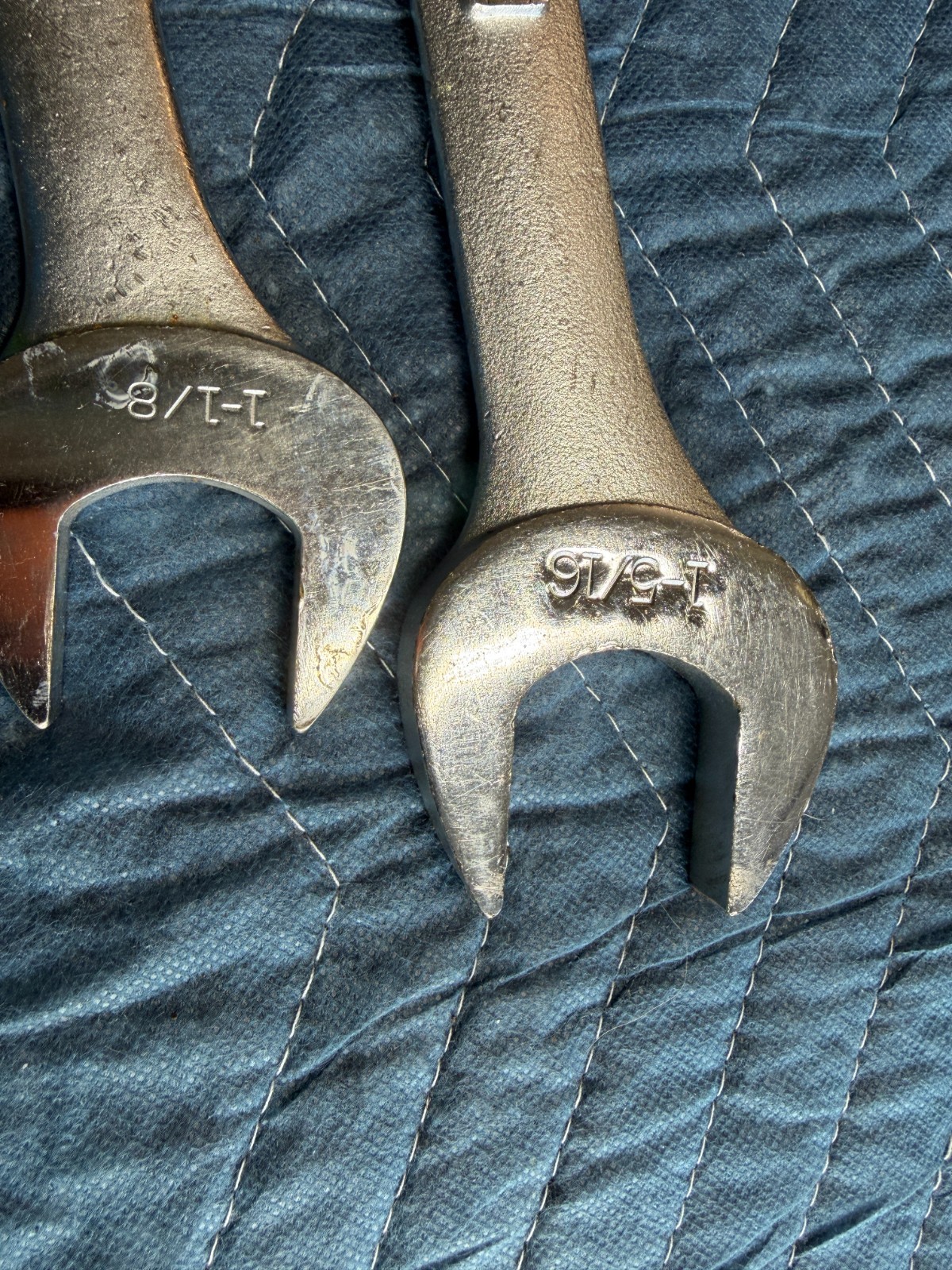 6 – Vintage Craftsman -V- And VV Double Open End Wrenches SAE See pictures