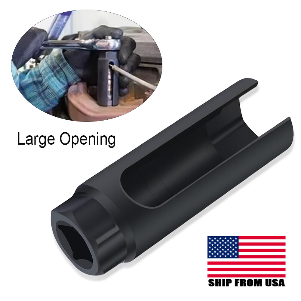 Oxygen Sensor Socket 7/8» (22mm) 6-Point O2 Sensor Socket Wrench Removal Instal