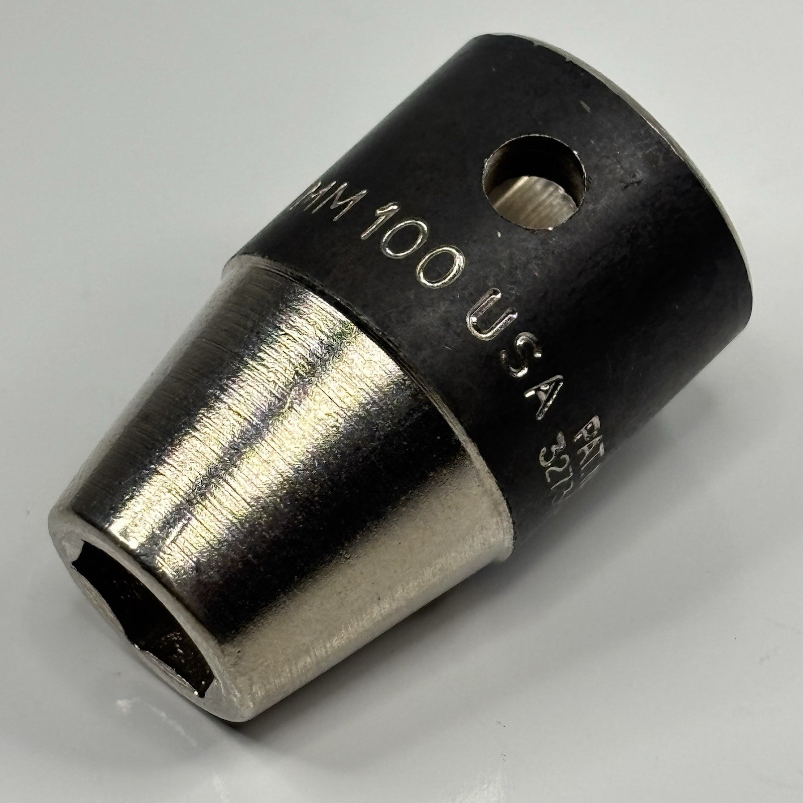 Snap On IMM100 1/2 Dr 6Pt Metric 10mm Flank Dr Shallow Impact Socket USA VTG VGC