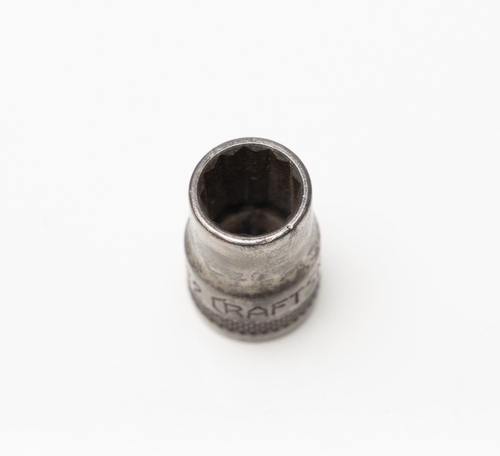Vintage Antique Craftsman BE Series 11/32 SAE 12-Point 1/4″ Drive Wrench Socket
