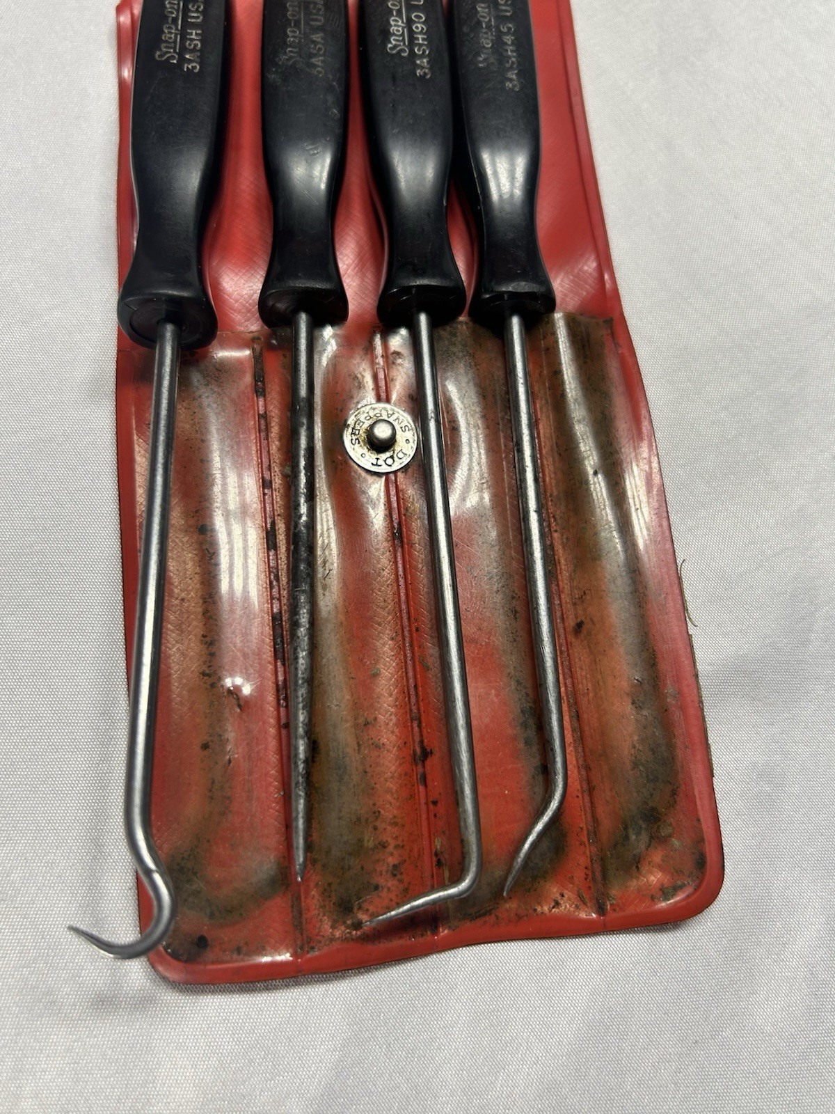 Snap on ASA204 4pc Black Hard Handle Mini Pick Set USA