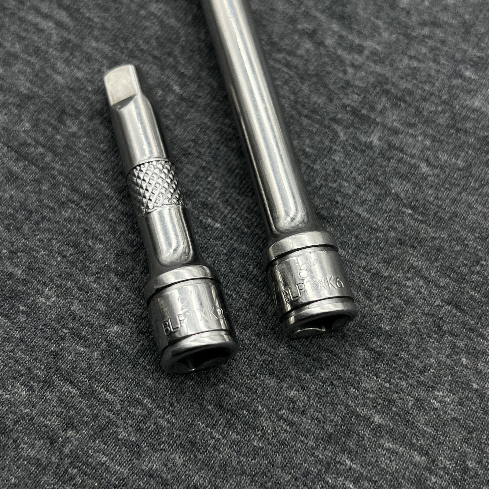Blue Point 2pc 1/4″ Drive Knurled Extension Set 2” & 6” Long BLPTXK2 BLPTXK6