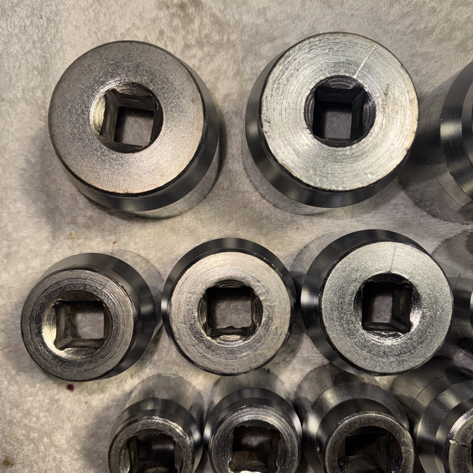 LARGE Craftsman 3/8 Drive Std Socket Lot Point 12 Pieces 1 5/16” – 2 3/8” CLEAN