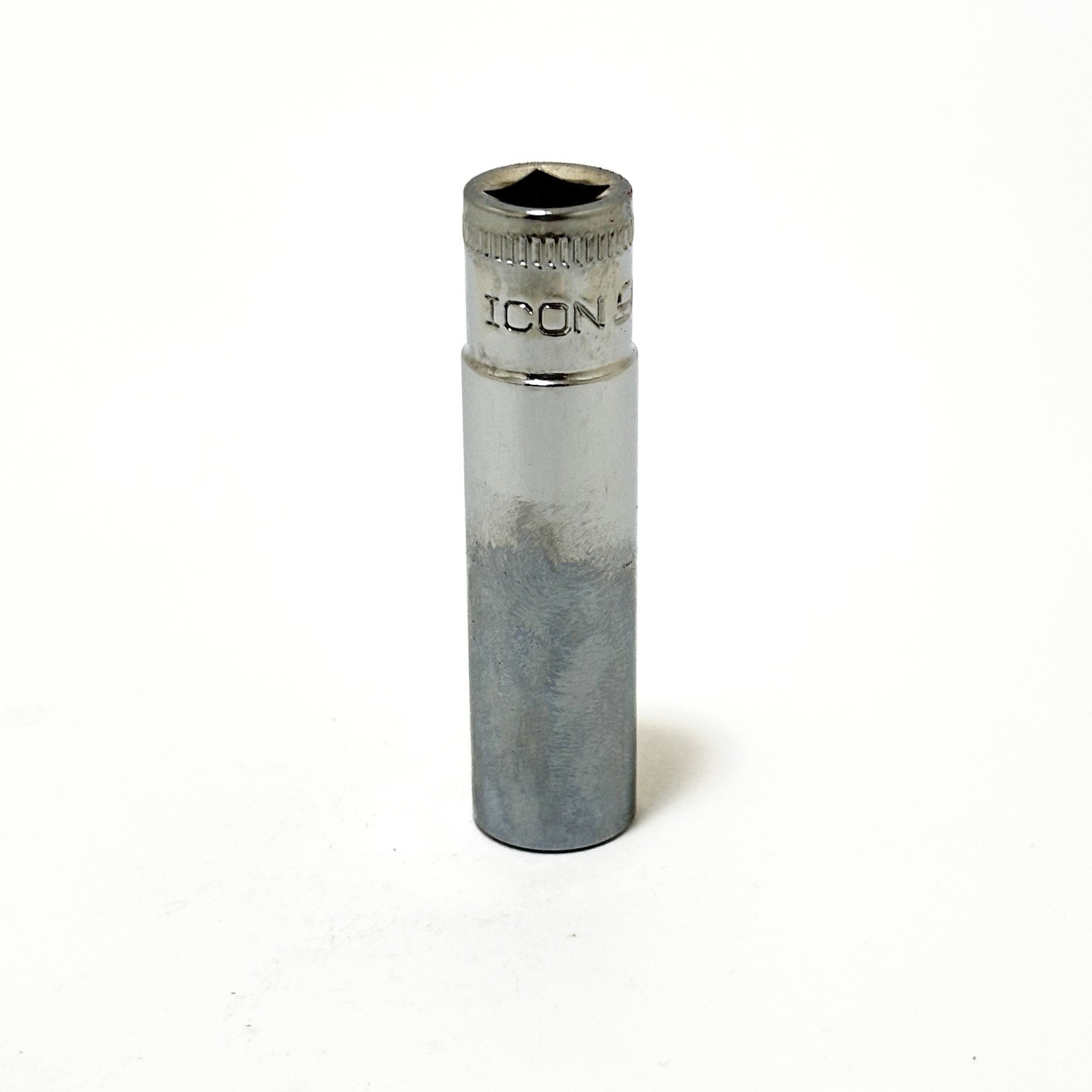 NEW ICON 1/4 INCH DRIVE METRIC DEEP SOCKET 6 PT SOLD INDIVIDUALLY PICK SIZE