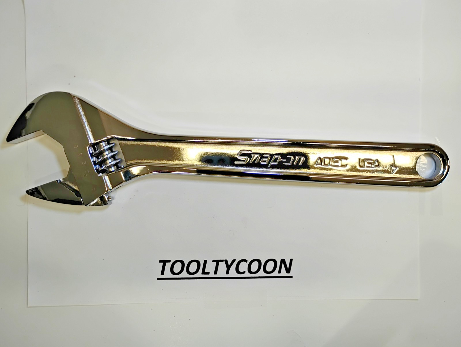 Snap-On Tools SPAIN NEW 12″ ADJUSTABLE Wrench Chrome AD12C