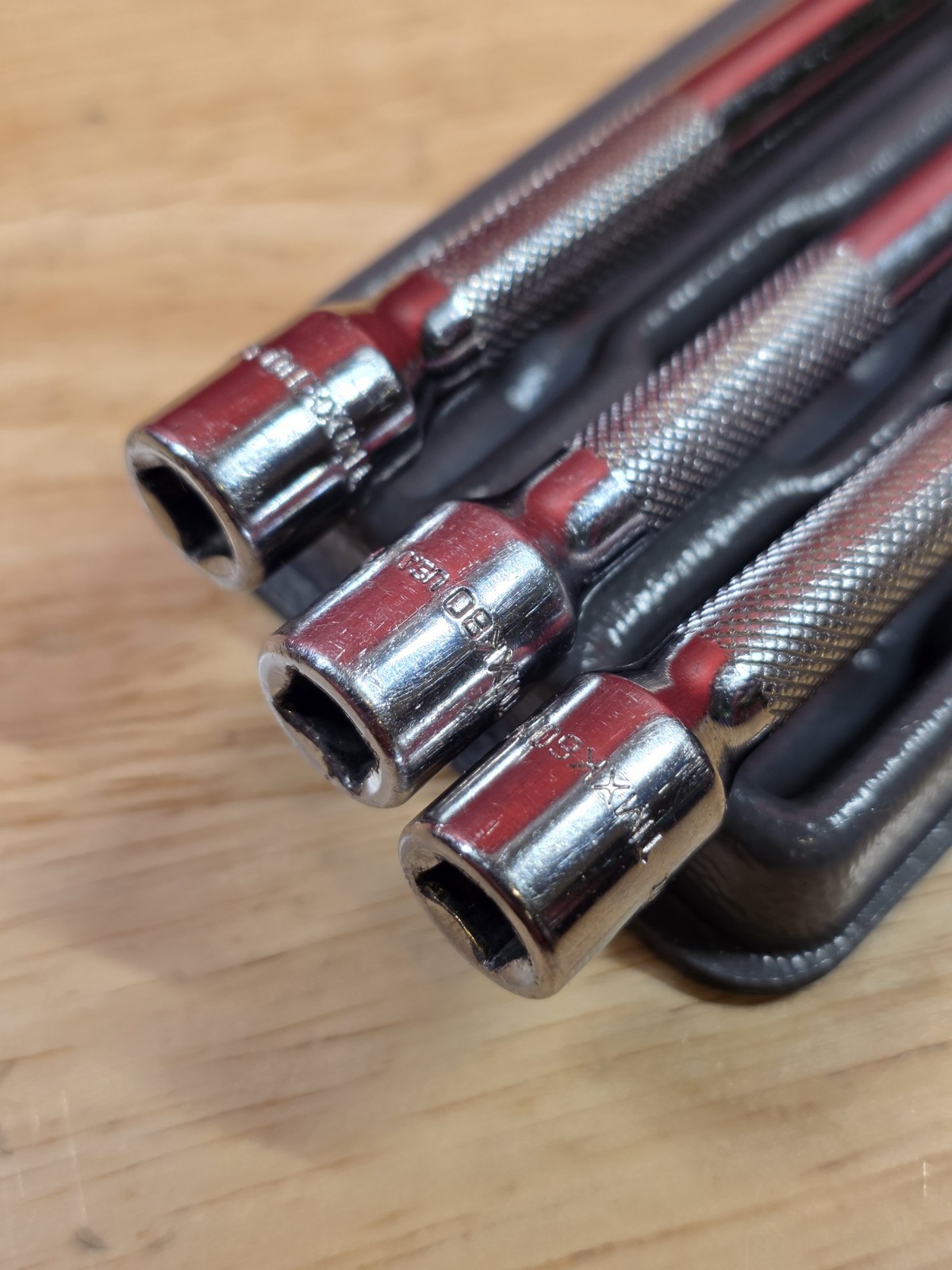 Snap-on Tools 106BTMX 6-Piece 1/4″ Drive Knurled Extension Set USA