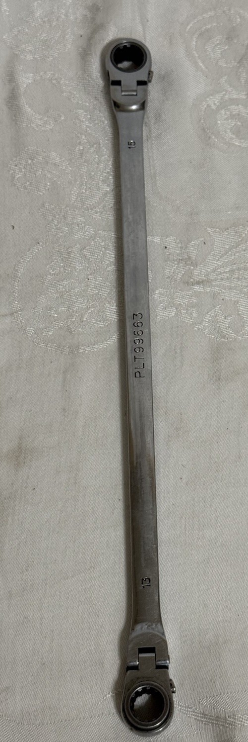 PLATINUM TECH RATCHETING WRENCH – 13mm x 15mm ratchet Boxed Pre Owned