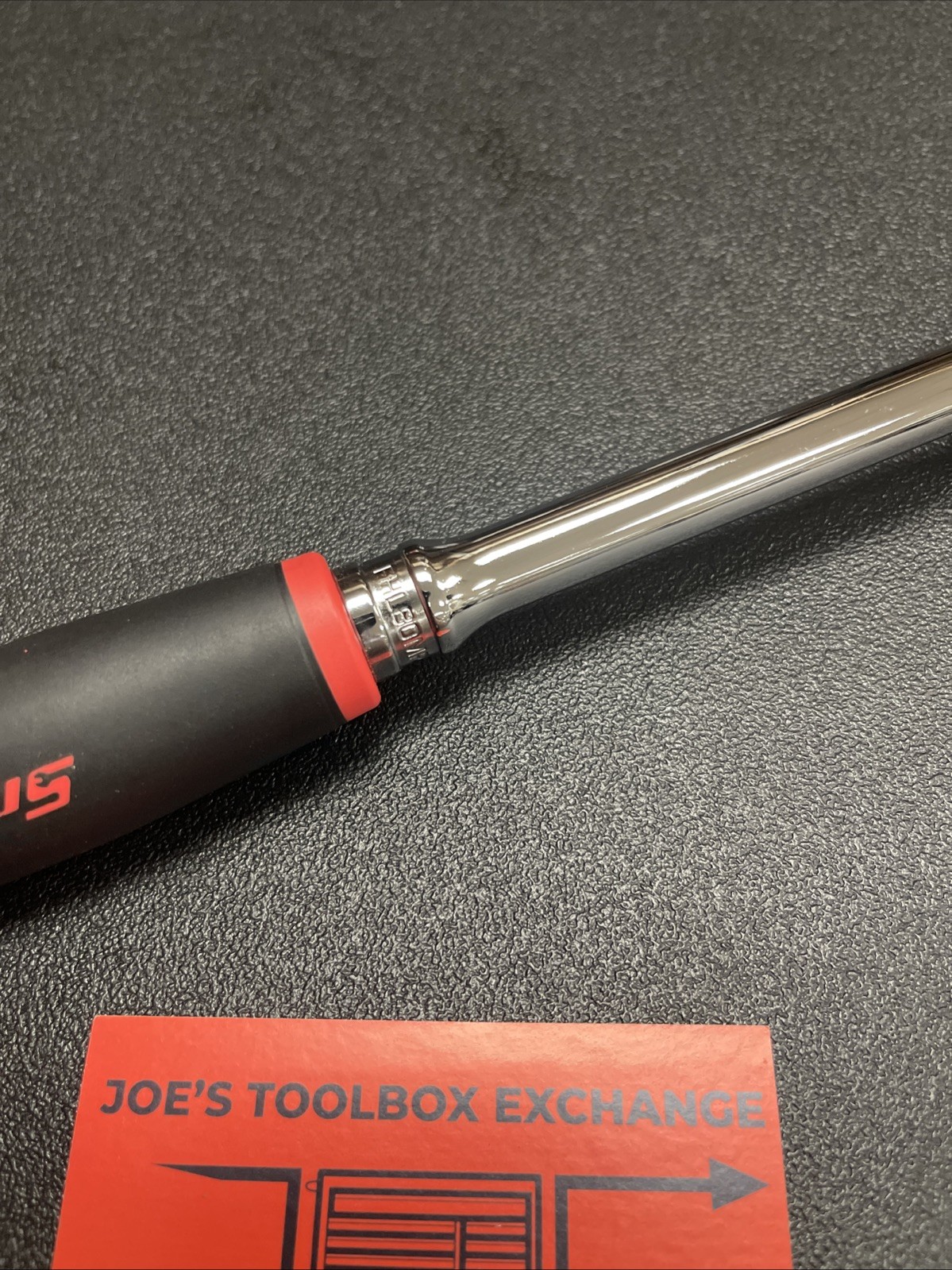 Snap-on Tools USA NEW RED 3/8″ Soft Grip Long Multi-Position Ratchet FHL80MP