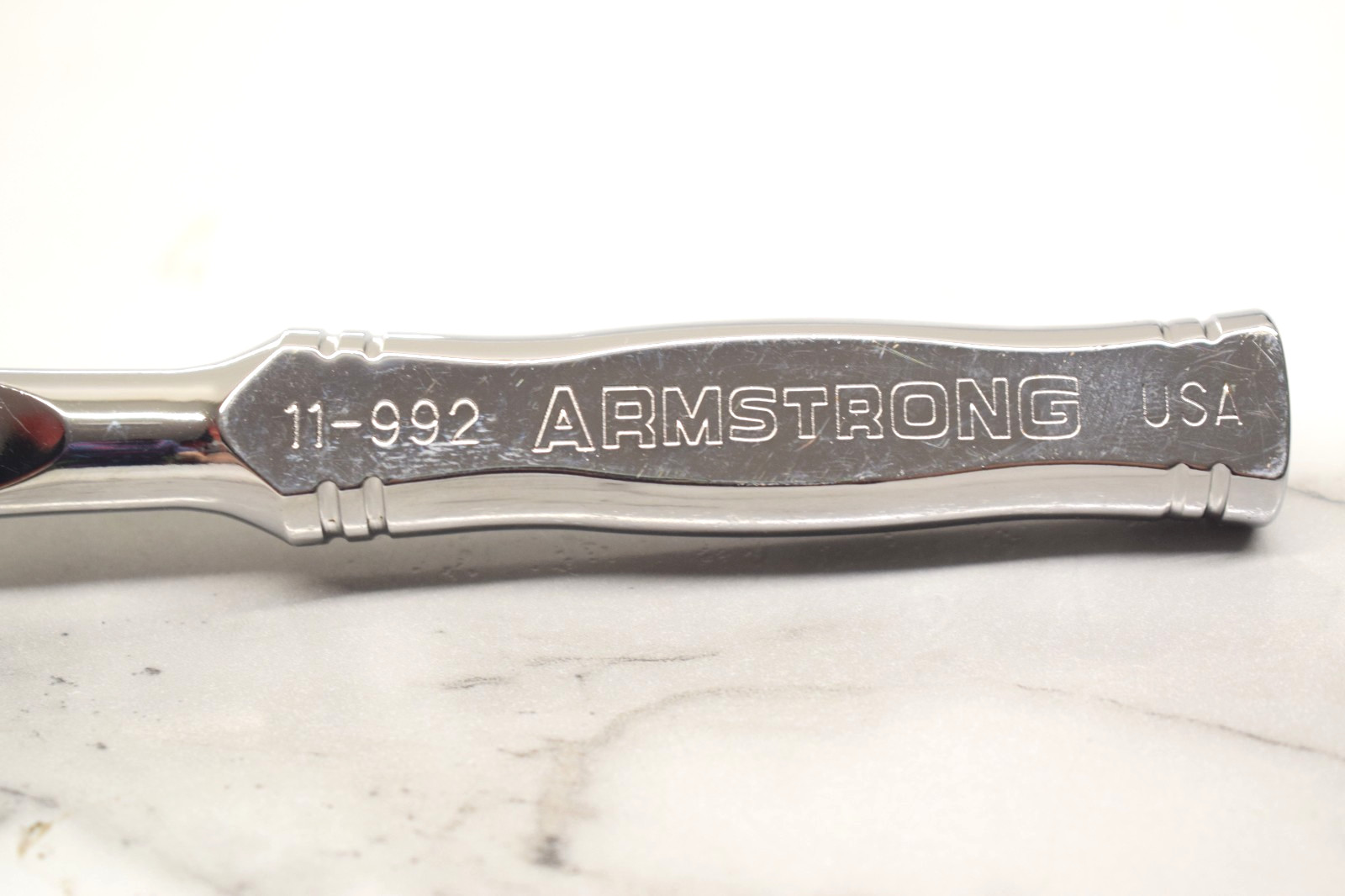 Armstrong Tools USA 3pc Full Polish Chrome Ratchet Set, 1/4, 3/8, 1/2″ Drive