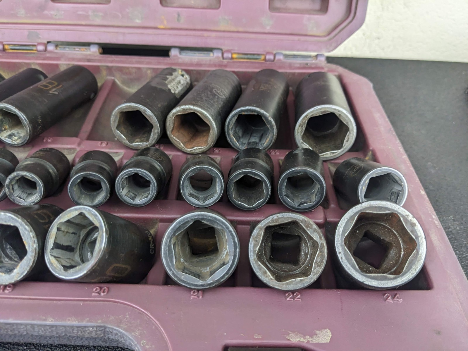 #bo053 MATCO SCPM306V 1/2″ METRIC 6-PT ADV SHALLOW & DEEP IMPACT SOCKET SET