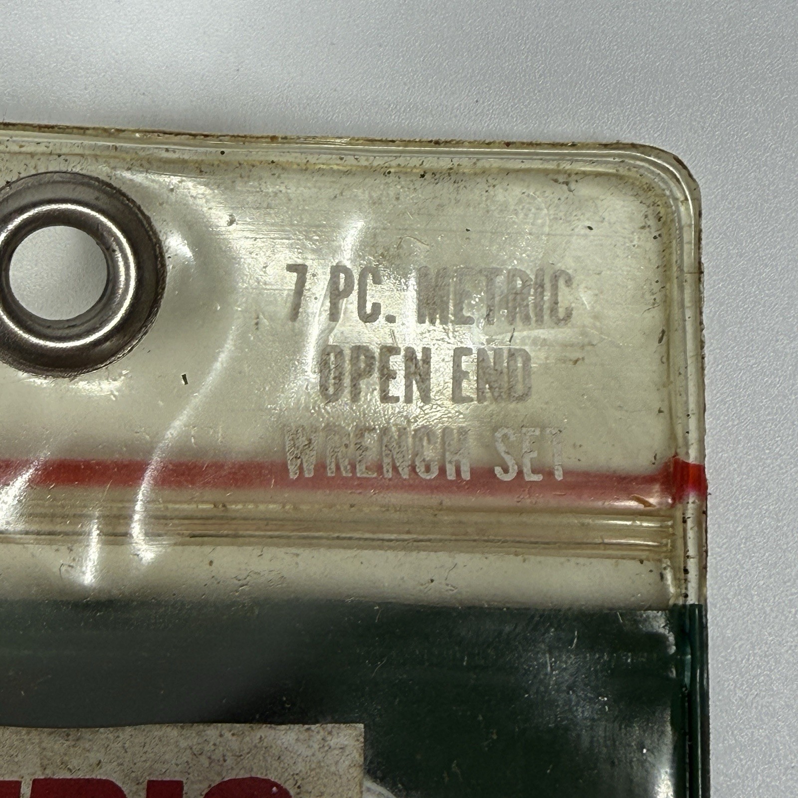 Vintage S-K Dresser 7 Pc Metric Open End Wrench Set 6mm-19mm USA In Green Case