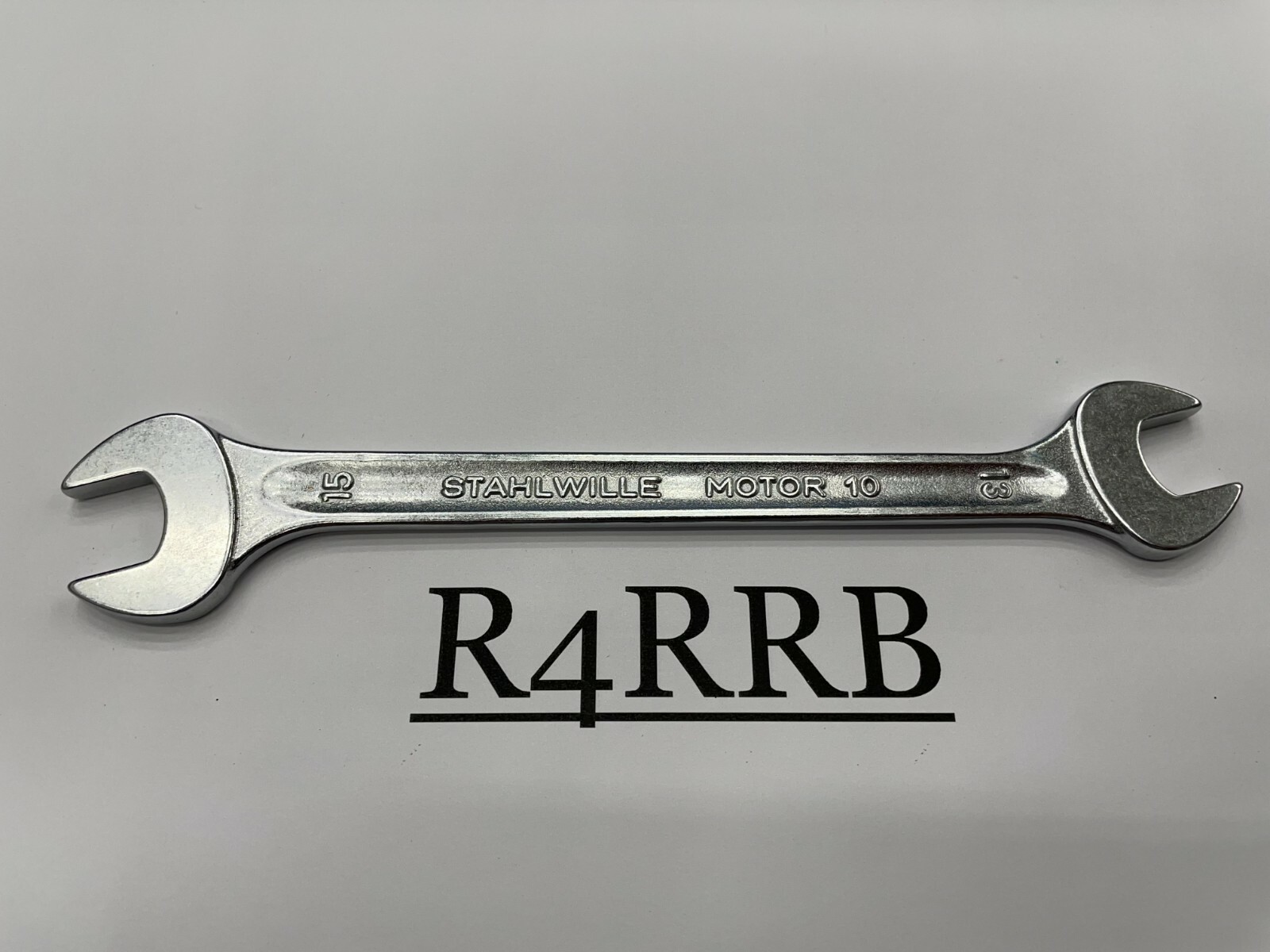 Stahlwille Tools Motor 10 GERMANY 15mm x 13mm Metric Double Open End Wrench
