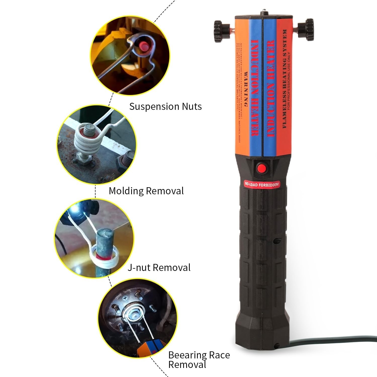 Handheld Magnetic Induction Heater for Rusty Screw Removing Bolt Removal with…