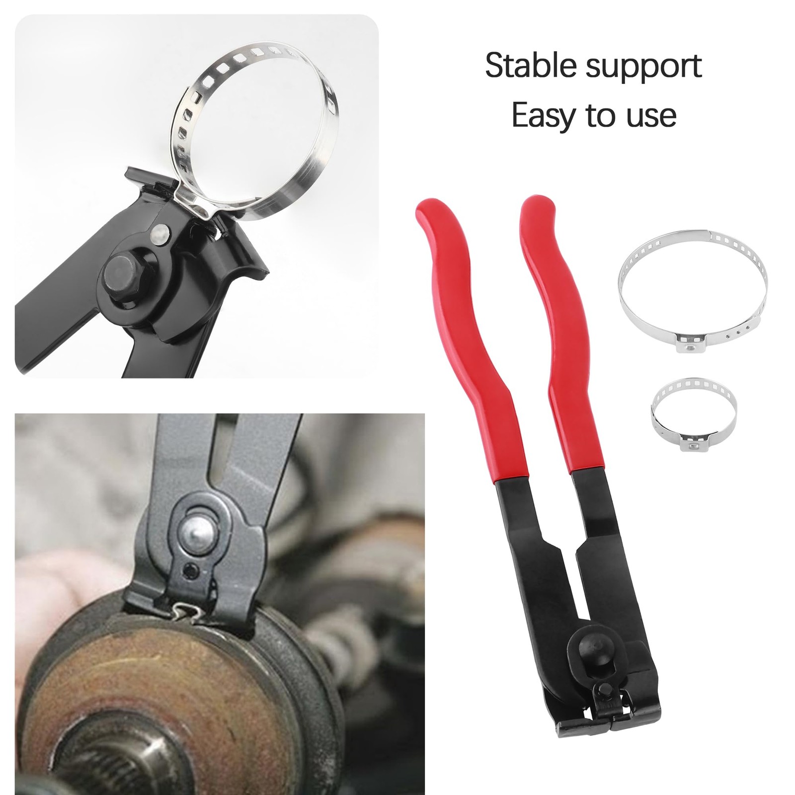 CV Boot Clamp Pliers Kit,10PCS 9.25×1.5×0.83 inch, Pliers/1pcs