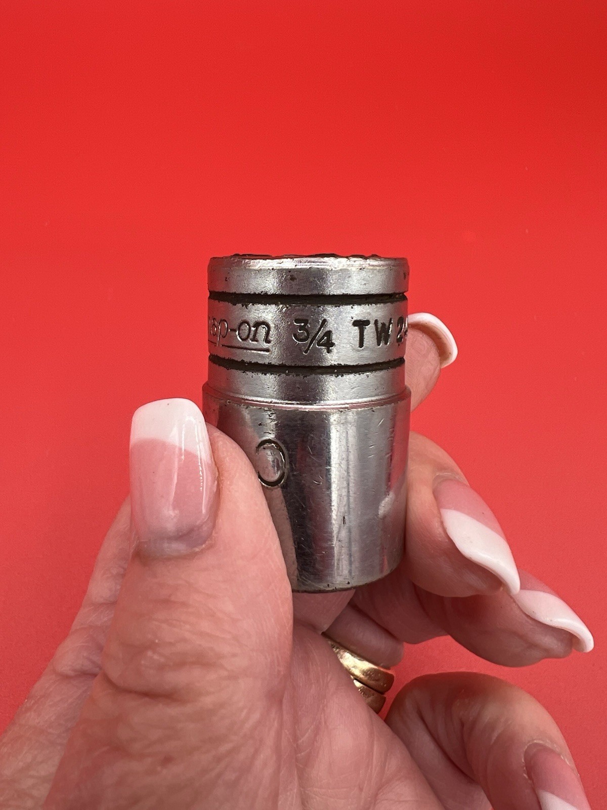 Snap-On TW241 1/2″ Drive 6-Point SAE 3/4″ Flank Drive Shallow Socket