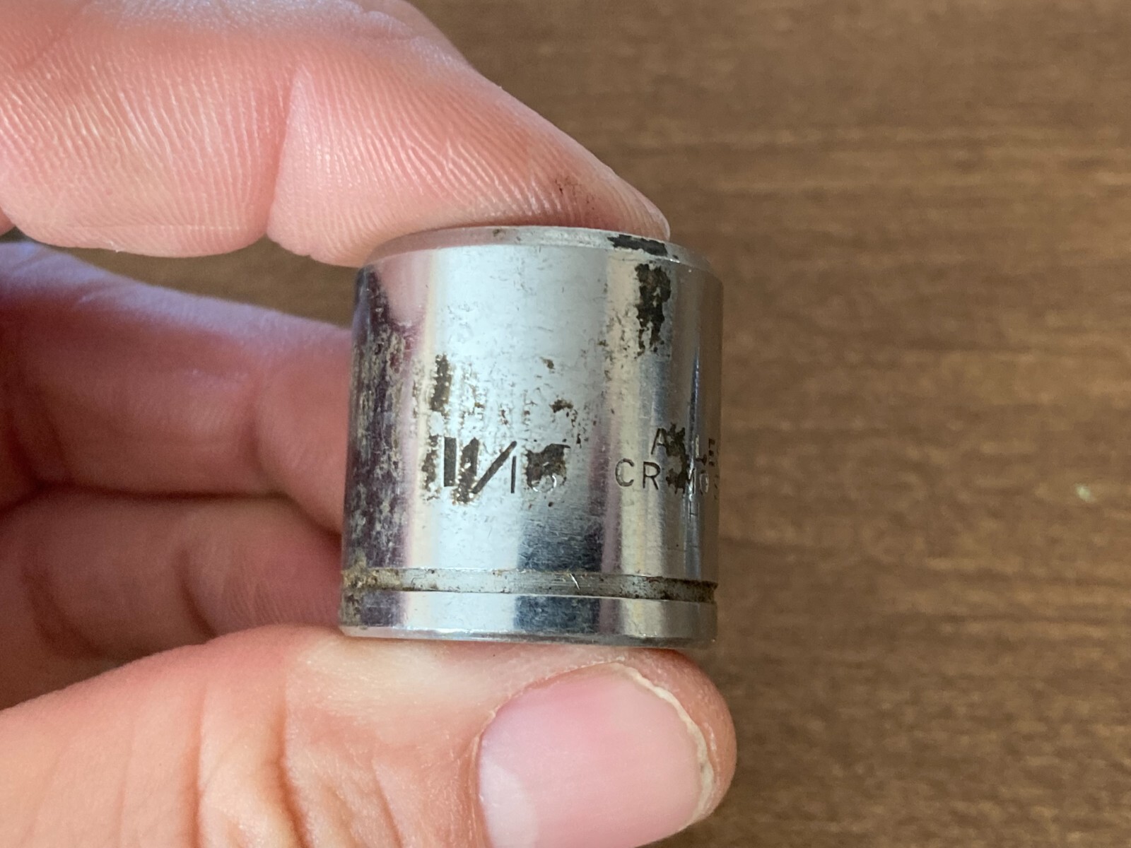 4 Vintage Allenite 1 1/16″ 3/4″ 5/8″ 3/8″ x 3/8″ Drive Shallow Sockets 12 Point