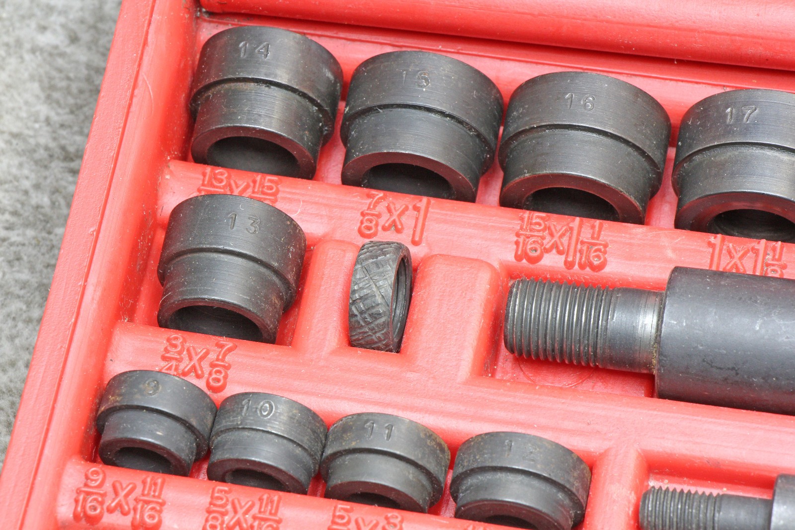 Snap on A157C Standard Bushing Driver Set
