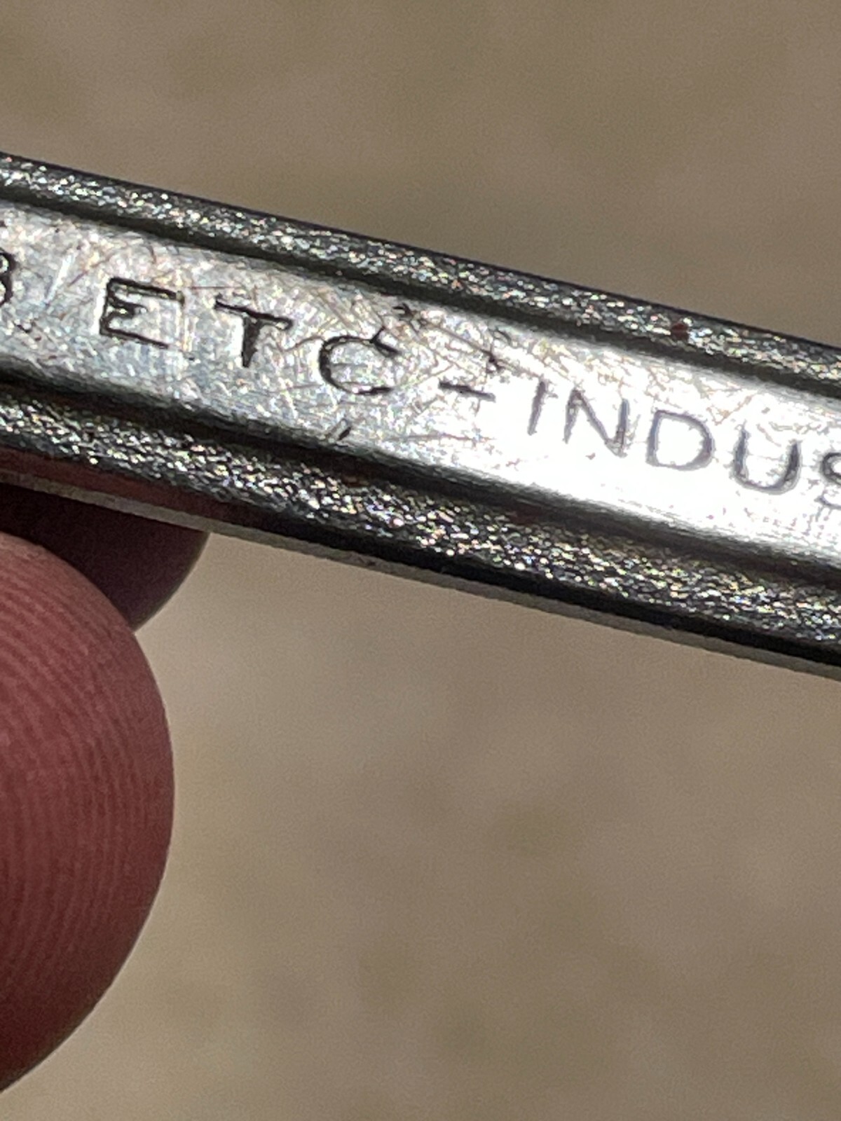 VTG ETC – Industrial Wrench 3/8 7/16 chrome molybdenum forged japan