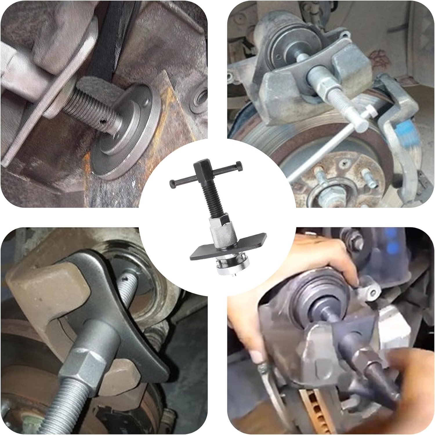 Car Disc Brake Caliper Piston Rewind Tool, 3pcs/Set Brake Piston Wind Back Tool