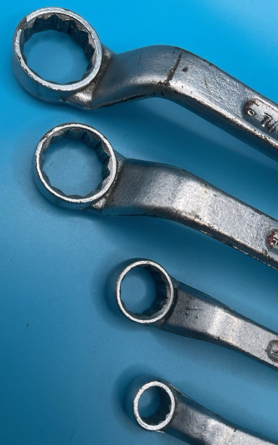 Dunlap SAE Deep Offset Box End Wrench Set 12pt 3/8″ to 7/8″ 4pc Made in USA
