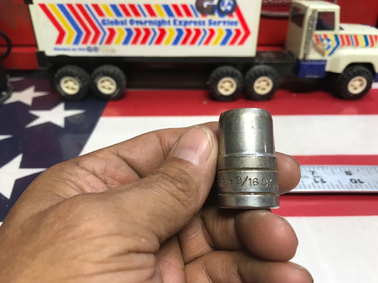 SK Wayne tools socket 9/16” 1/2” drive 6 points 40118 USA 🇺🇸 5555