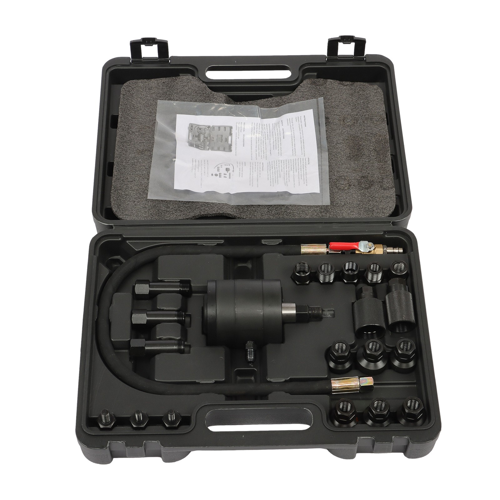 LABLT Universal Diesel Injector Pneumatic Puller Removal Tool Kit with Case