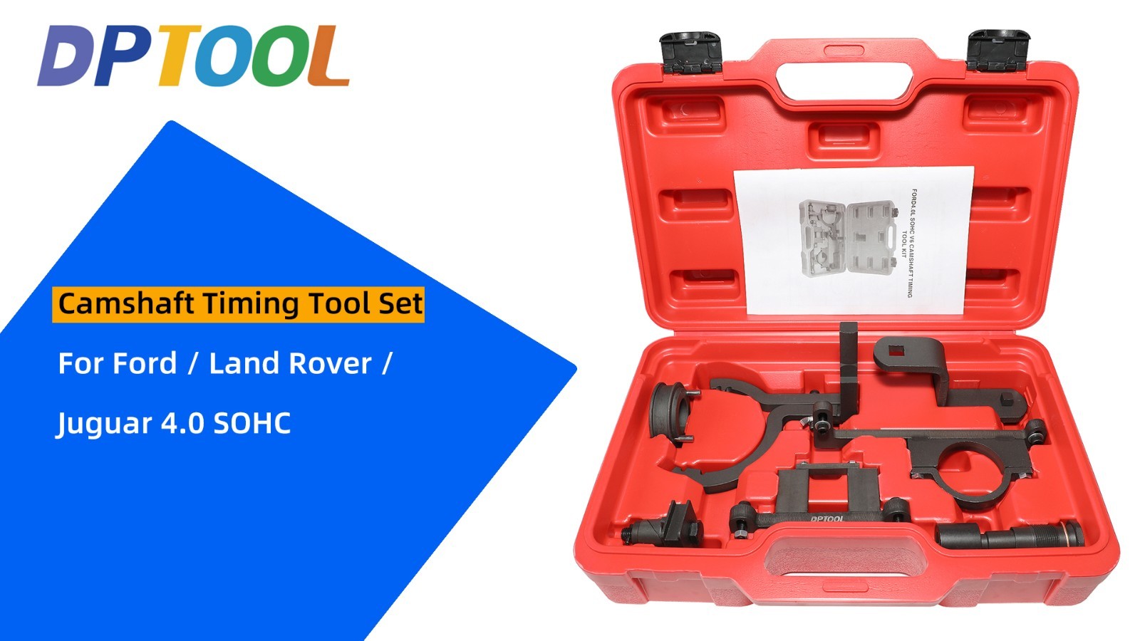 Camshaft Timing Tool Kit for Ford, Land Rover, Mazda 4.0L V6 – 8 Pieces Set