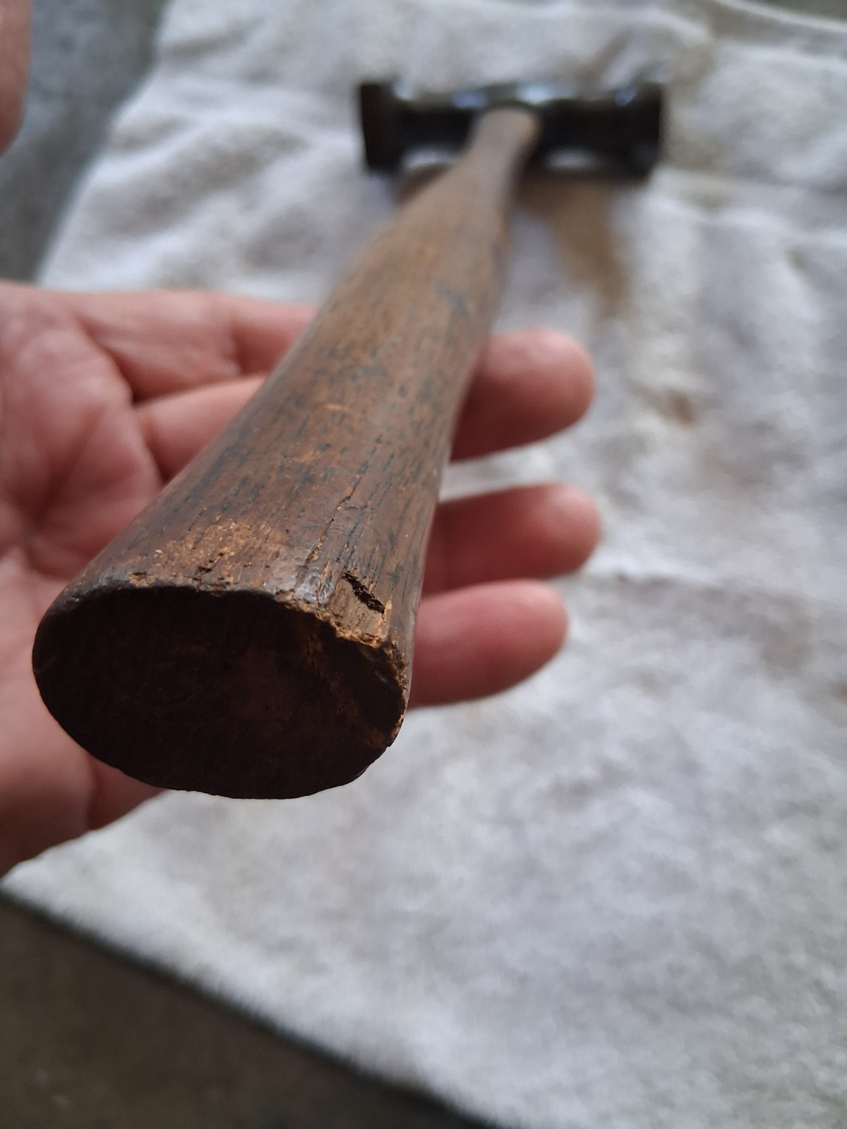 VTG Fairmount Cleveland Drop Forged 160-G Auto Body Hammer Original Handle USA