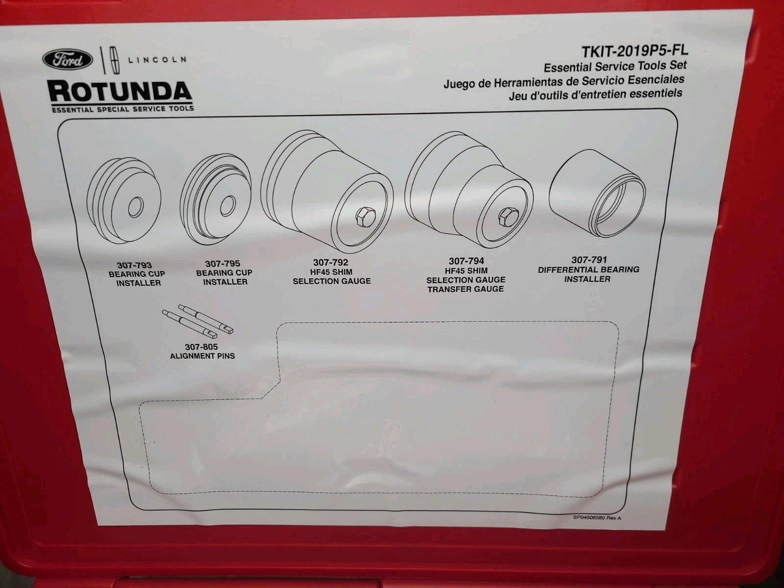 TKIT-2019P5-FL Ford Rotunda Essential Service Tool Kit NEW!