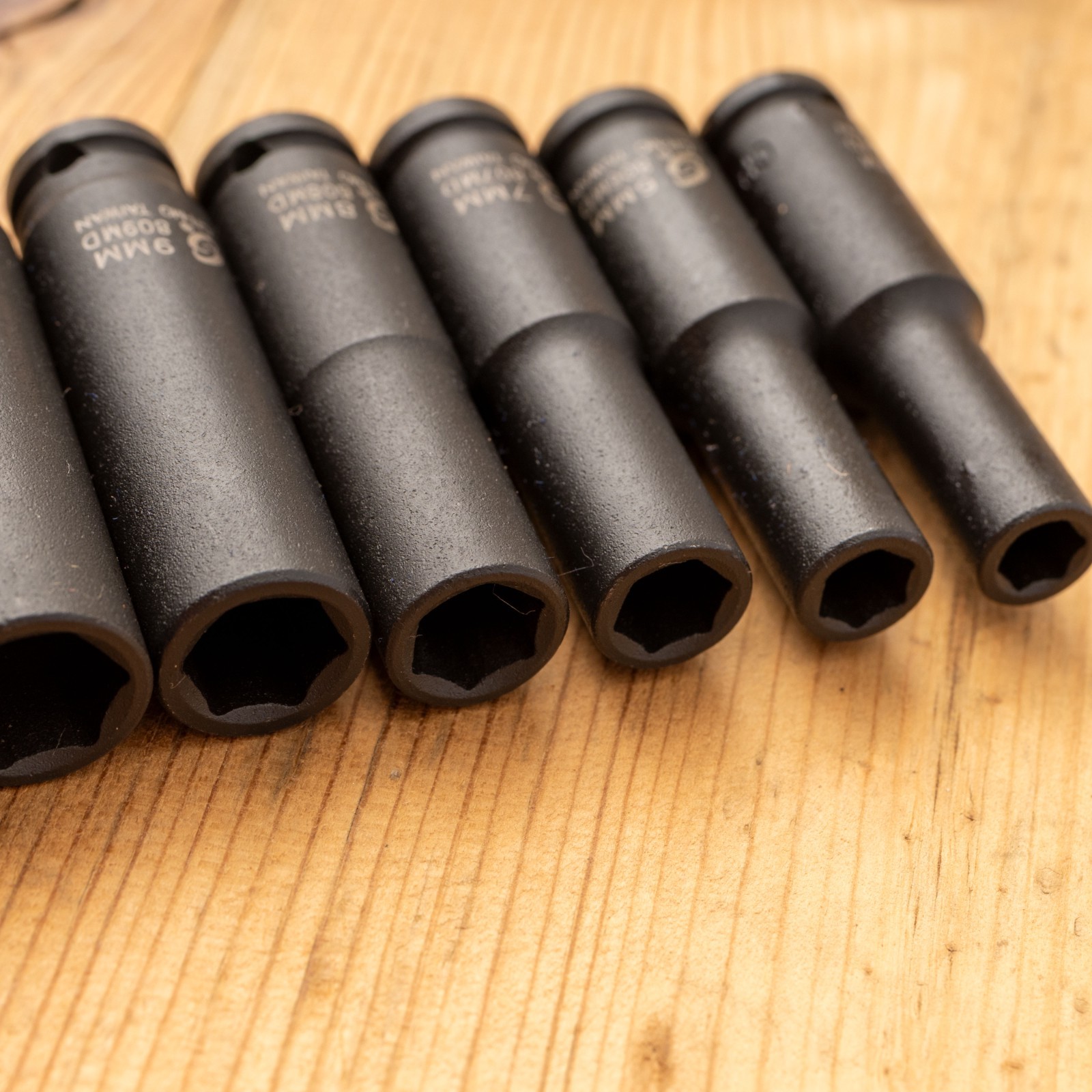 Sunex 1/4″ Impact Socket Set Metric Deep 5.5-15mm
