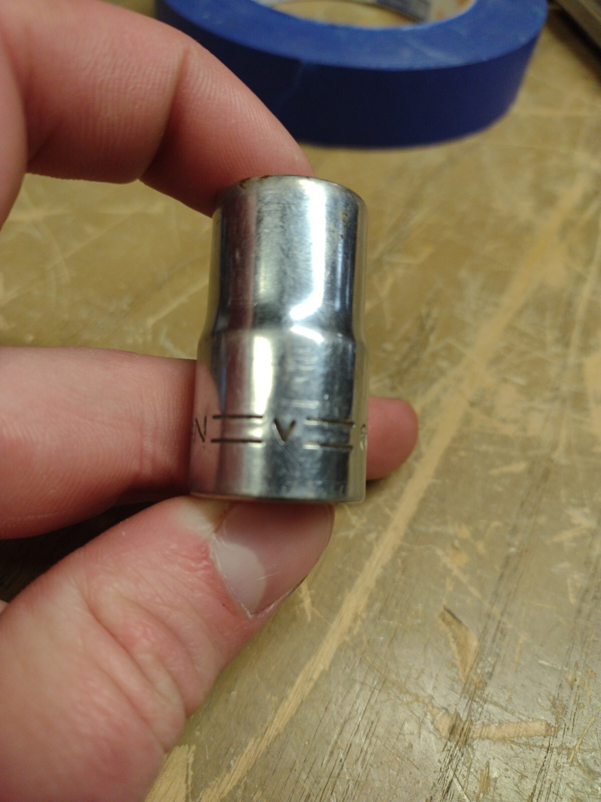 Craftsman USA Vintage (V) 1/2″ Drive 12 point 9/16″ Standard Socket 22JS-1730D2