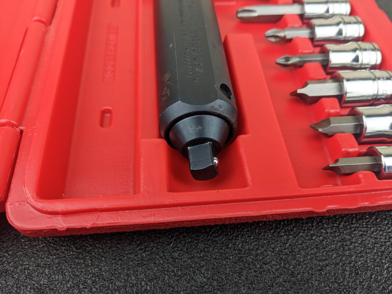 #bo117 Snap On Tools PIT208 EPIT208 3/8” Impact Driver Set 8 pcs with Case