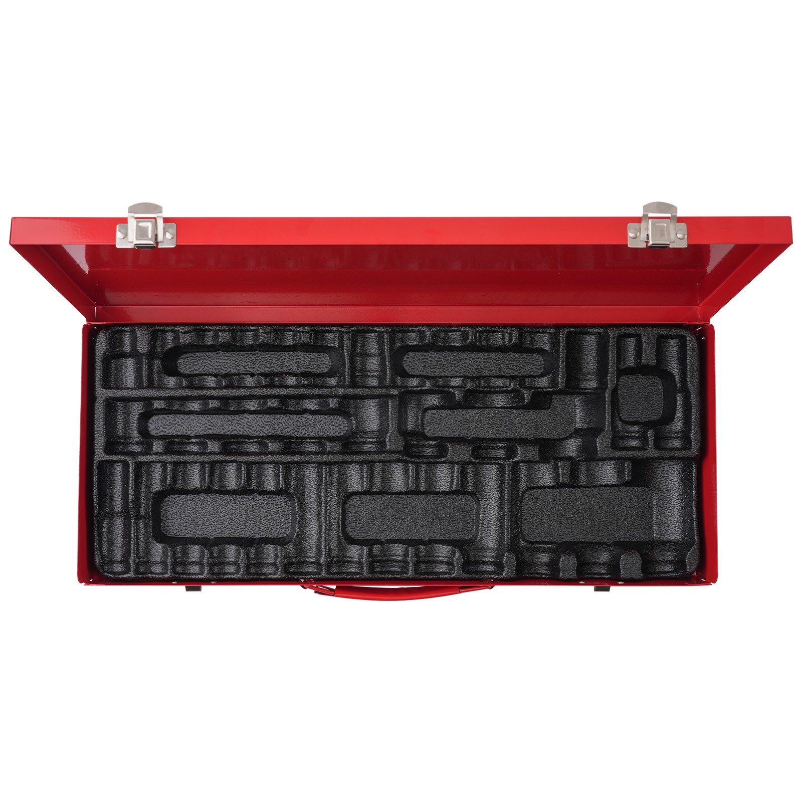35PCS 1/2″ Deep Impact Socket Set Drive 6 Point Metric Garage Tool 8 – 32mm