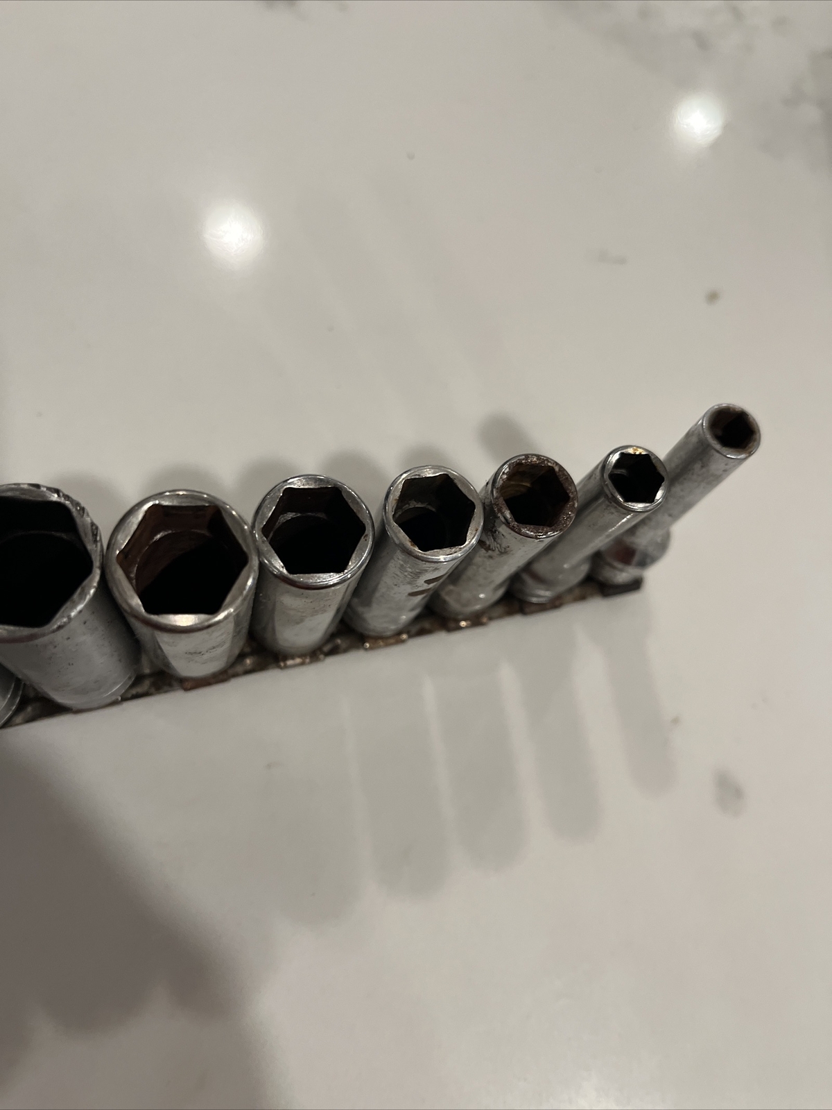 SNAP ON 211SFSY 3/8″ 11 PC SAE6 POINT DEEP SOCKET SET 1/4″ 7/8″ SFS081 TO SFS281