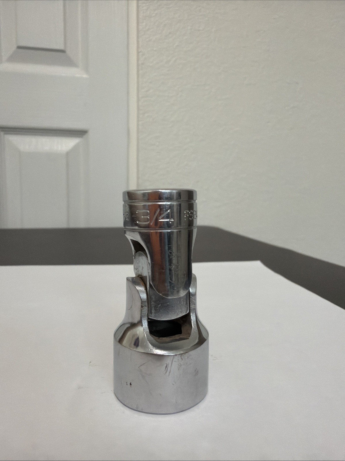 Snap-On FS24 3/8″ Flank Drive 6-Pt Shallow Universal Socket 3/4″ Tool USA Made