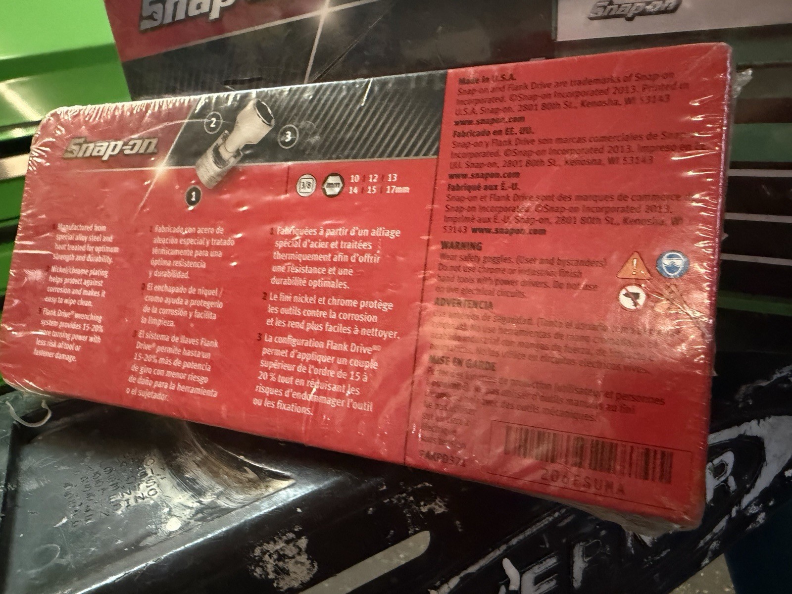 Brand New Snap On 6pc 3/8″ Metric Shallow 206FSUMA
