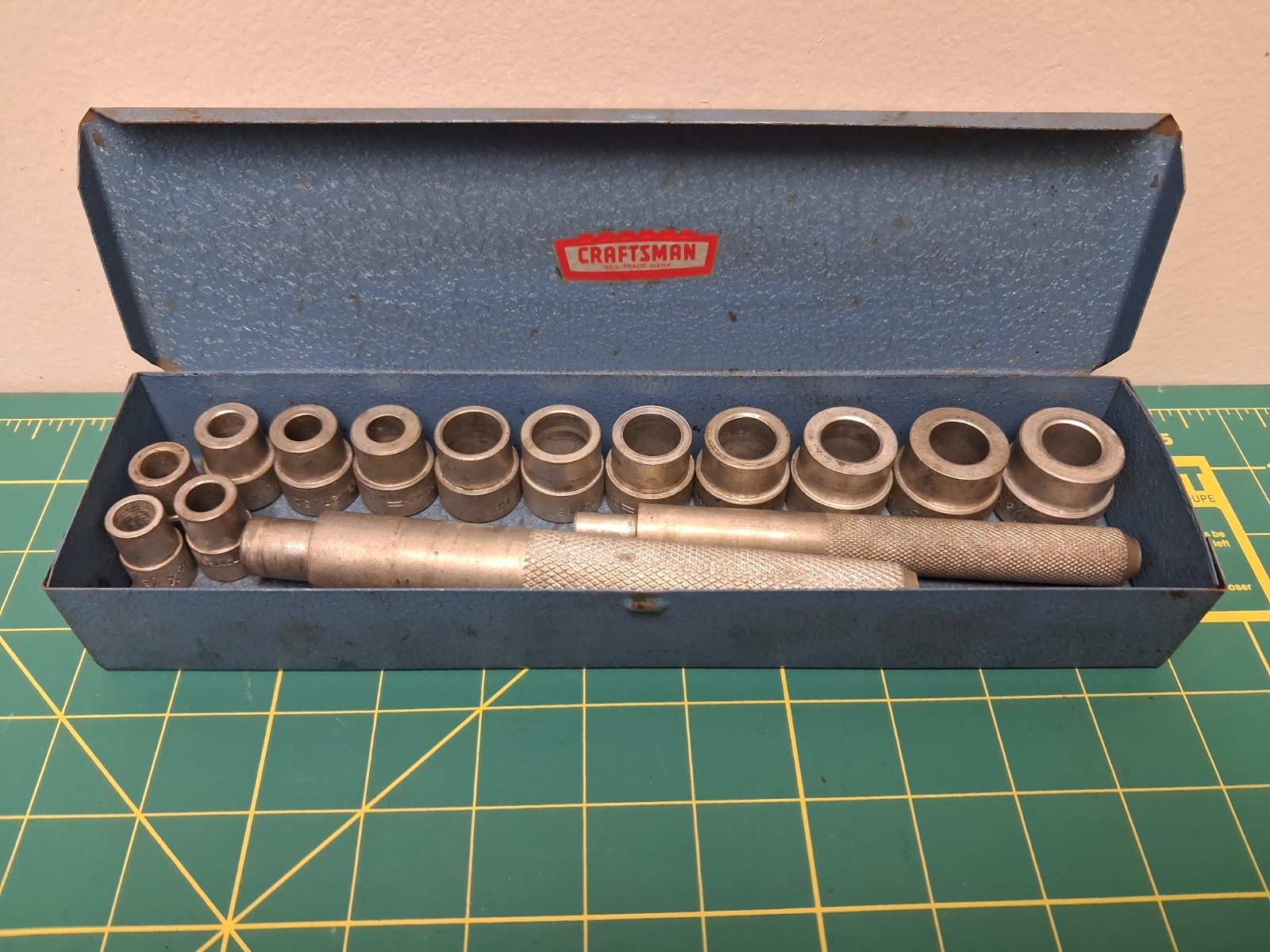 Vintage Craftsman 15-Piece Bushing Driver & Seal Installer Set (Made in USA)