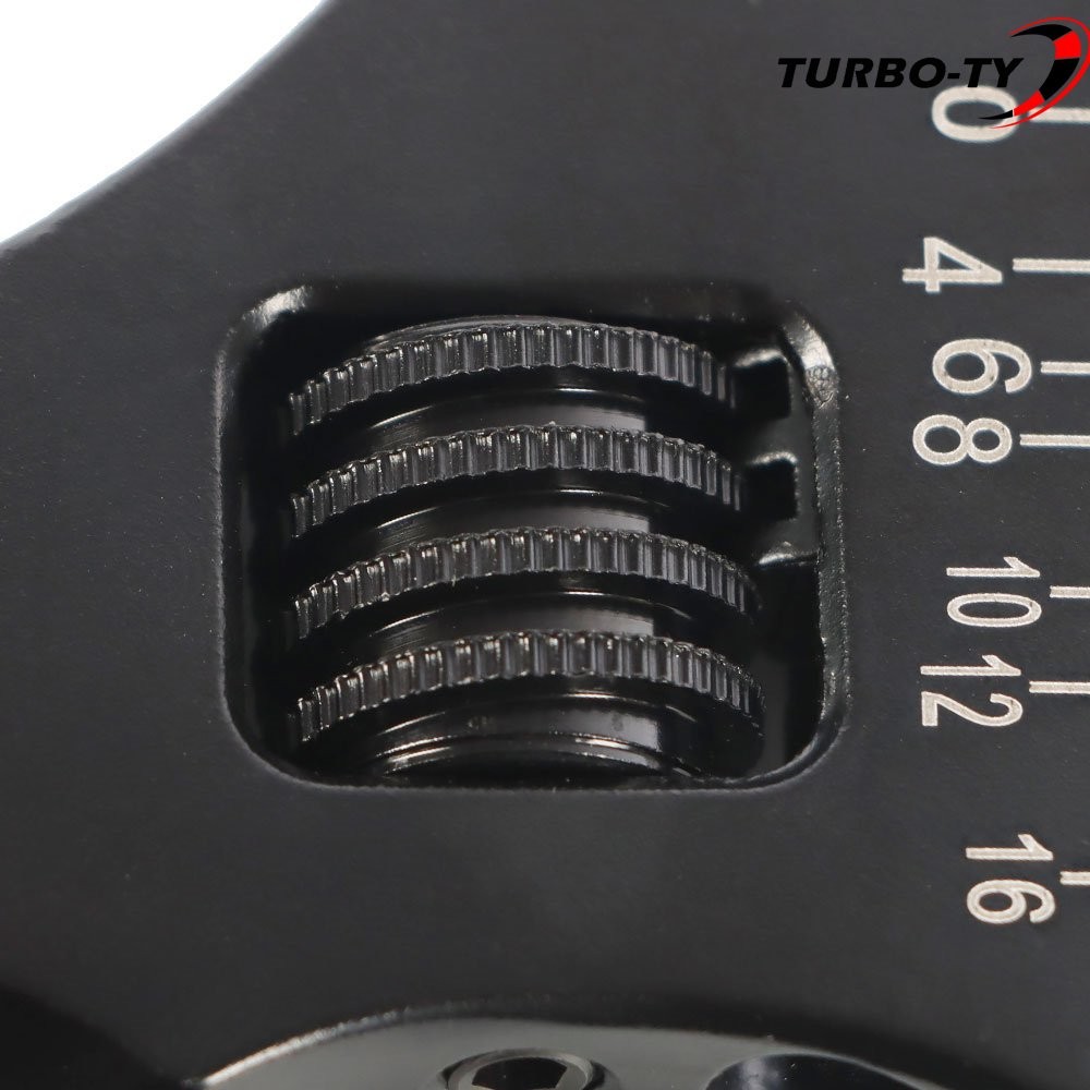 3AN-16AN Adjustable Wrench Black Aluminum Tool Spanner for Hose End Fitting