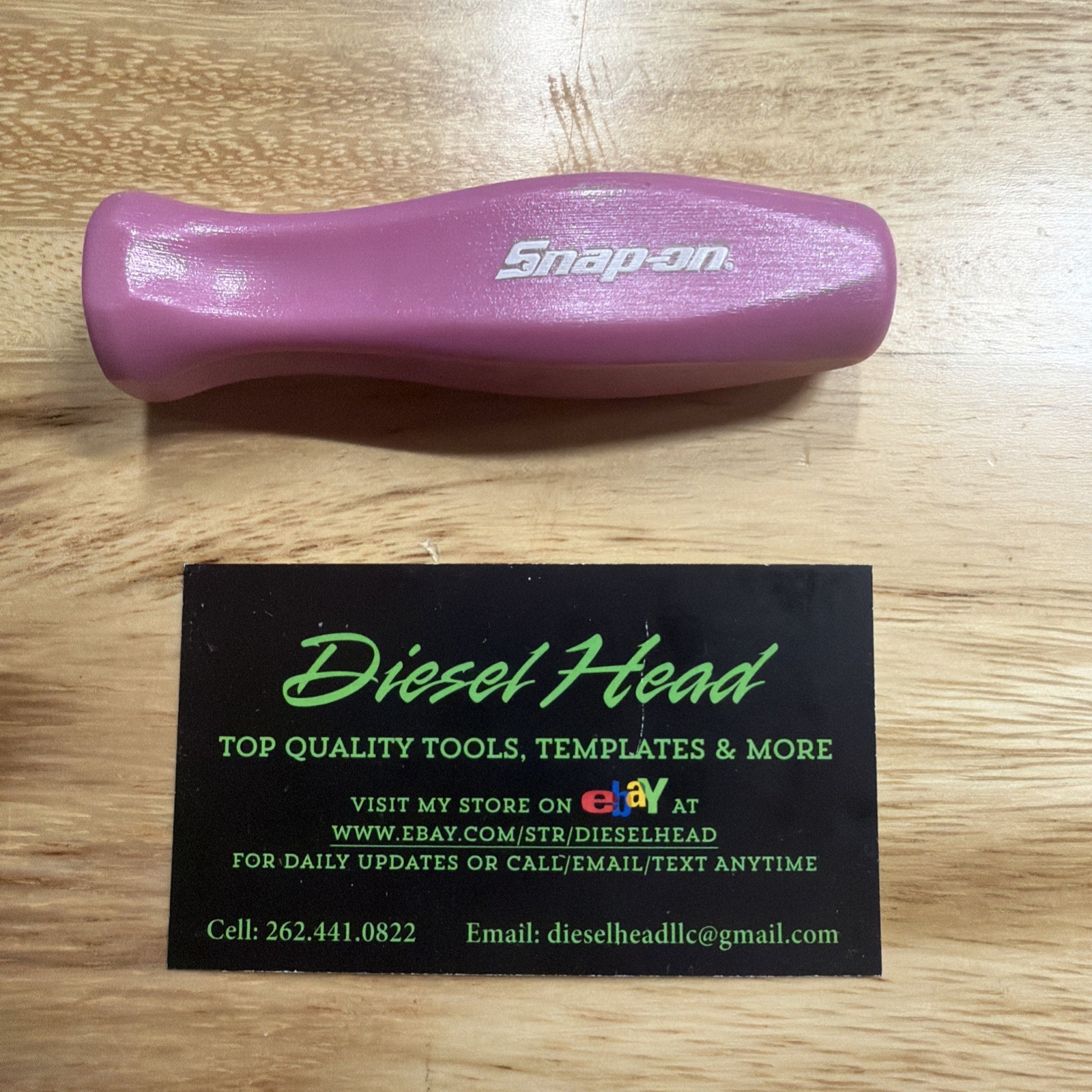 *RARE* Snap-on Tools PEARL PINK 3/8″ Dr Replacement Hard Handle Ratchet Grip