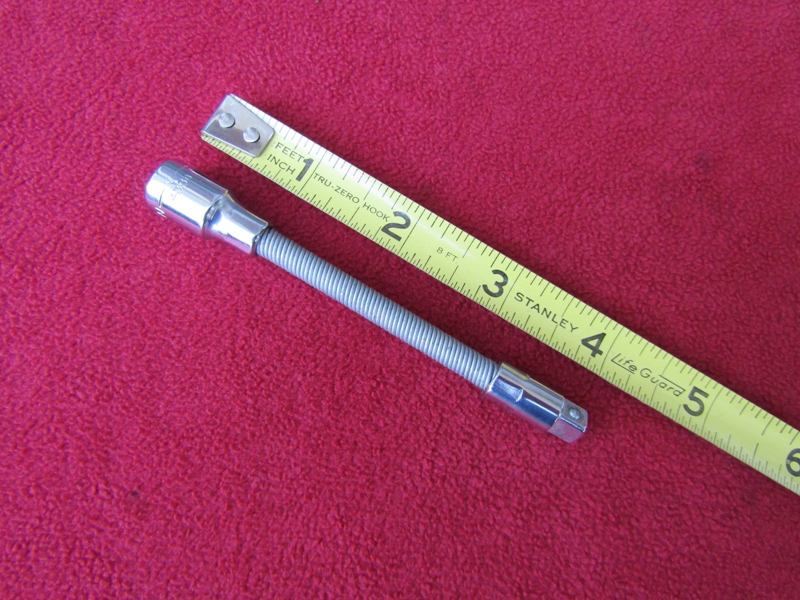 NICE Vtg CRAFTSMAN 1/4″ Dr 4″ Flexible Socket Extension 4336 -V- Series Made USA