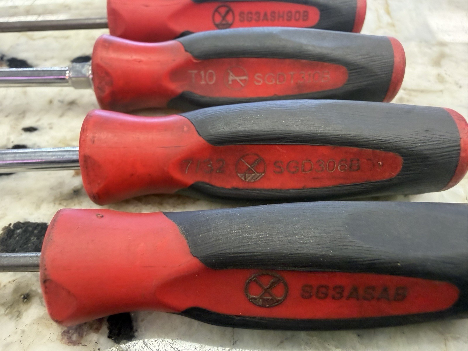 Snap On Pick Screwdriver Torx Set Red PAK562420 Pouch 12 Piece Set As Pictured..